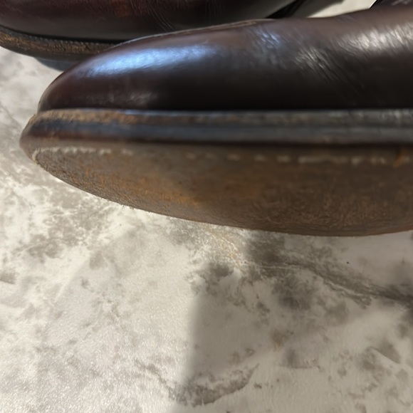 Florsheim Men's Brown Dress Casual Shoes Leather Slip On Loafer 10-10.5 D - Picture 9 of 10